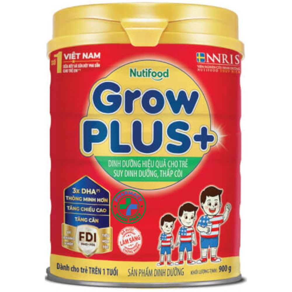 Sữa GrowPLUS+ Đỏ 900g (từ 1 tuổi)